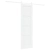 vidaXL Schiebet&uuml;r ORKDAL 61 x 198,5 cm Holzwerkstoff Wei&szlig;