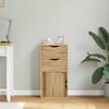 vidaXL Beistellschrank mit Schubladen ODDA 40x24x79 cm Massivholz Kiefer