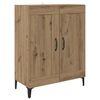 vidaXL Sideboard Artisan-Eiche 69,5 x 34 x 90 cm Holzwerkstoff