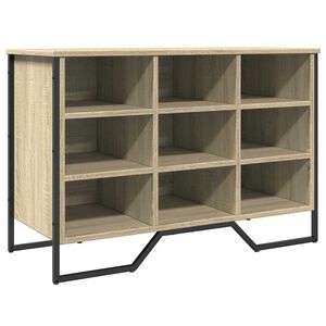 vidaXL Schuhregal Sonoma-Eiche 90x38x61,5 cm Holzwerkstoff
