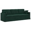 vidaXL Sofa Set 2 pcs Dunkelgr&uuml;n 228 x 78 x 80 cm Samt
