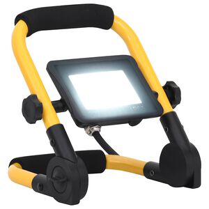 vidaXL LED-Fluter mit Handgriff 20W Kaltwei&szlig;