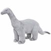 vidaXL Pl&uuml;schtier Brachiosaurus Stehend Pl&uuml;sch Grau XXL