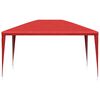 vidaXL Party-Zelt Rot 400 x 300 x 255 cm PE und Stahl