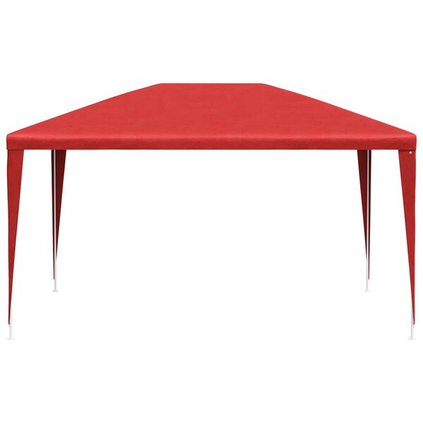 vidaXL Party-Zelt Rot 400 x 300 x 255 cm PE und Stahl