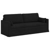 vidaXL Sofa 2 pcs Schwarz