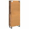 vidaXL Highboard Altholz 69,5 x 34 x 180 cm Holzwerkstoff