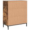 vidaXL Sideboard Ger&auml;ucherte Eiche 69,5 x 33 x 82 cm Holzwerkstoff