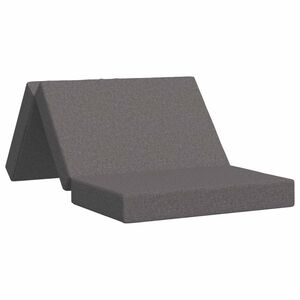 vidaXL Klappsofa Bett 80 x 67 x 45 cm Hellgrau