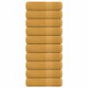 vidaXL Handt&uuml;cher FROGN 10 Stk. Gold 50x100 cm 360 g/m&sup2;