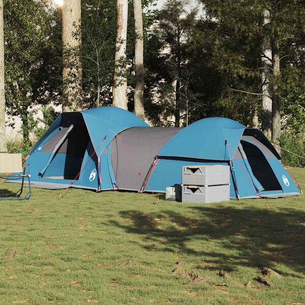 vidaXL Campingzelt 5 Personen Blau Wasserdicht