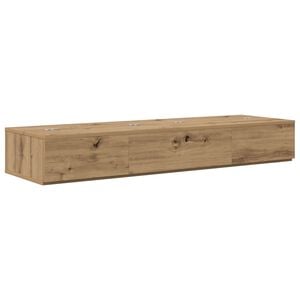 vidaXL Studiotisch Artisan-Eiche 152 x 40 x 19,5 cm Holzwerkstoff