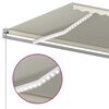 vidaXL Automatische Markise mit LED & Windsensor 6x3 m Creme