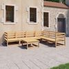vidaXL 7-tlg. Garten-Lounge-Set Massivholz Kiefer