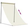 vidaXL Markise Einziehbar Creme 150x150 cm Stoff und Stahl