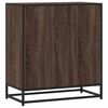 vidaXL Sideboard Braun Eichen-Optik 68x35x76 cm Holzwerkstoff & Metall