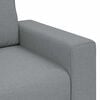 vidaXL 2-Sitzer-Sofa Hellgrau 140 cm Stoff