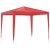 vidaXL Party-Zelt 250 x 250 x 240 cm Rot PE und Stahl
