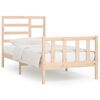 vidaXL Massivholzbett ohne Matratze 100x200 cm Kiefernholz