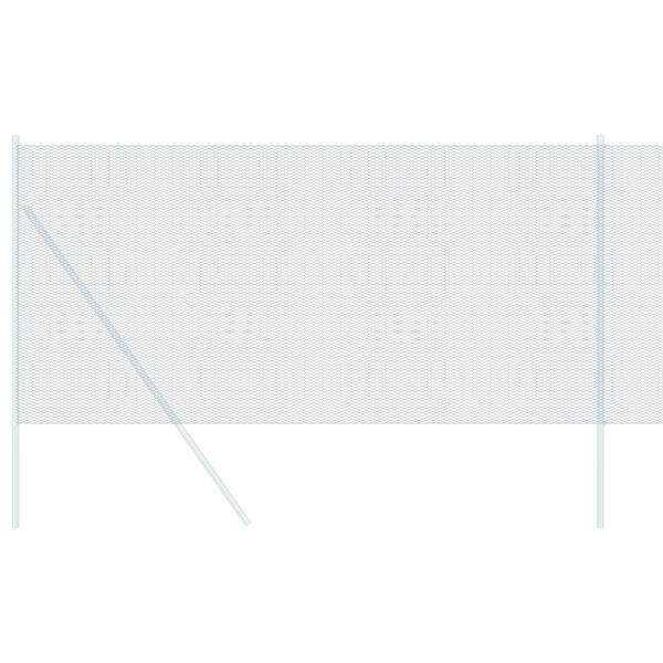 vidaXL Hexagonzaun Grün 1 x 50 m Stahl