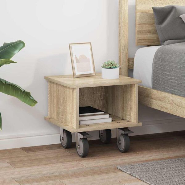 vidaXL TV-St&auml;nder Sonoma-Eiche 37 x 35 x 35 cm Holzwerkstoff