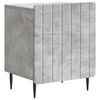 vidaXL Nachttisch Betongrau 43 x 34,5 x 52 cm Holzwerkstoff