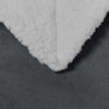 vidaXL &Uuml;berwurfdecke Dunkelgrau 130 x 150 cm Fleece