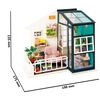 Robotime Miniatur Bausatz Balcony Daydreaming mit LED-Beleuchtung