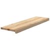 vidaXL Treppenstufen 16 Stk. Unbehandelt 90x30x2 cm Massivholz Eiche