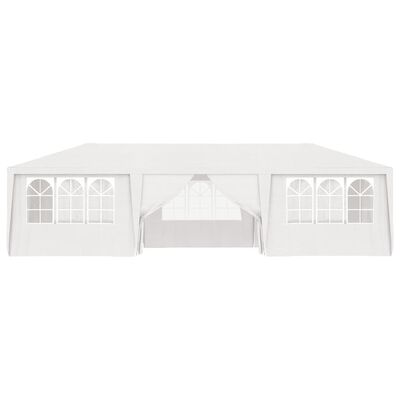 vidaXL Profi-Partyzelt mit Seitenwänden 4×9 m Weiß 90 g/m²