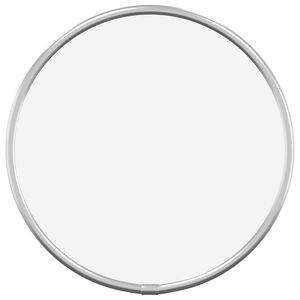 vidaXL Wandspiegel Silbern &Oslash; 20 cm Rund