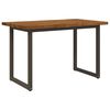 vidaXL Live Edge Esstisch 120 x 70 x 75 cm Massivholz Akazie