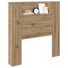 vidaXL Kopfteil Artisan-Eiche 100 x 15 x 103,5 cm Holzwerkstoff