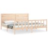vidaXL Massivholzbett ohne Matratze 200x200 cm Kiefer