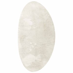 vidaXL Teppich HUARTE Creme 80 x 150 cm Polyester