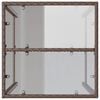 vidaXL Garten-Bartisch Braun 70x70x110 cm Poly Rattan