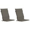 vidaXL 2-teiliges Hochlehner Kissenset GEMERT 2 pcs 100 % Polyester