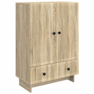 vidaXL Sideboard Sonoma-Eiche 66 x 34,5 x 95 cm Holzwerkstoff
