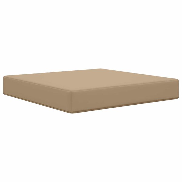 vidaXL Sofakissen f&uuml;r drau&szlig;en Taupe 60 x 60 x 8 cm Polyester