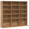 vidaXL CD-Regal Artisan-Eiche 100x23x89,5 cm Holzwerkstoff