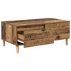 vidaXL Couchtisch mit Schubladen Altholz 90 x 50 x 35 cm Holzwerkstoff