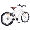 vidaXL Kinderfahrrad 18 Zoll f&uuml;r 5-7 Jahre alt wei&szlig;