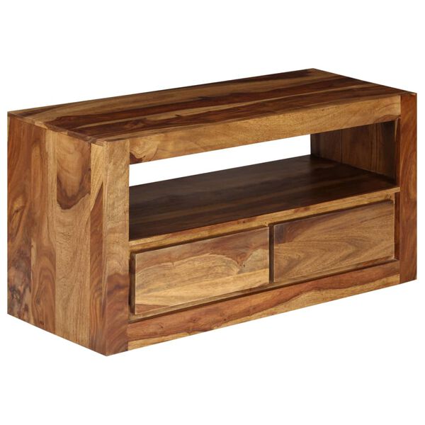 vidaXL TV-Schrank Massivholz Akazie 80x30x40 cm