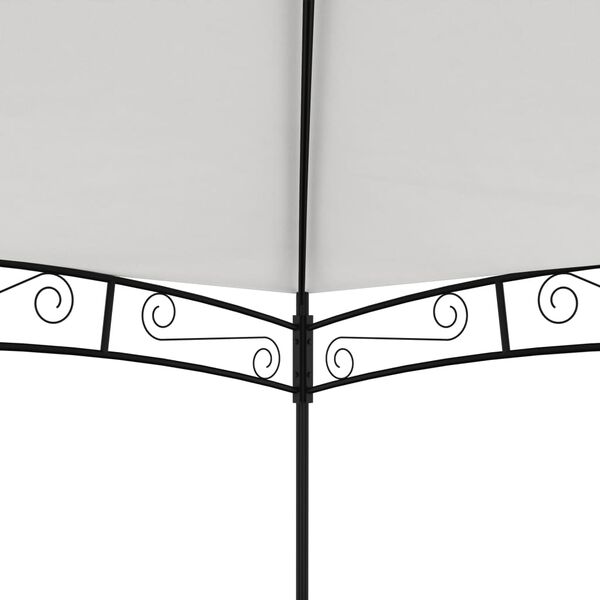 vidaXL Gartenpavillon 3x3 m Cremewei&szlig; 180 g/m&sup2;