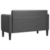 vidaXL Zweisitzer-Sofa Dunkelgrau 109 cm Cordstoff