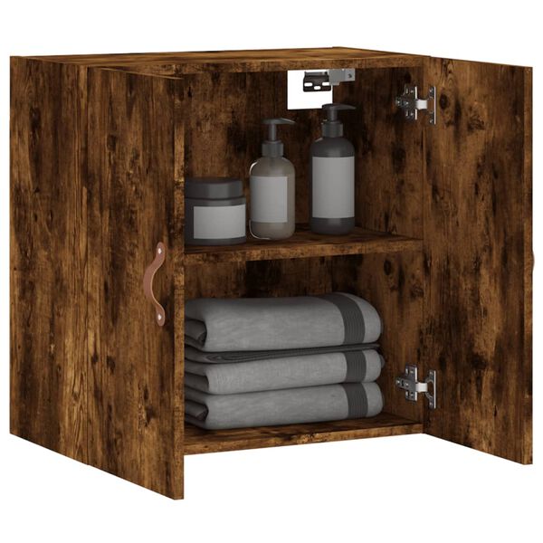 vidaXL Wandschrank R&auml;uchereiche 60x31x60 cm Holzwerkstoff