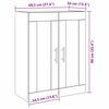 vidaXL Wandschrank Artisan-Eiche 69,5 x 34 x 90 cm Holzwerkstoff