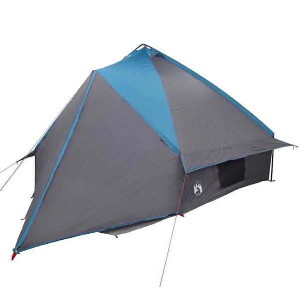 vidaXL Teepee Zelt mit Dach Blau und Grau 490 x 410 x 210 cm