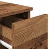 vidaXL Nachttisch mit Schublade Altholz-Optik 20x36x60 cm