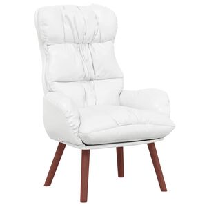 vidaXL Sessel Wei&szlig; 69 x 74 x 93 cm Kunstleder